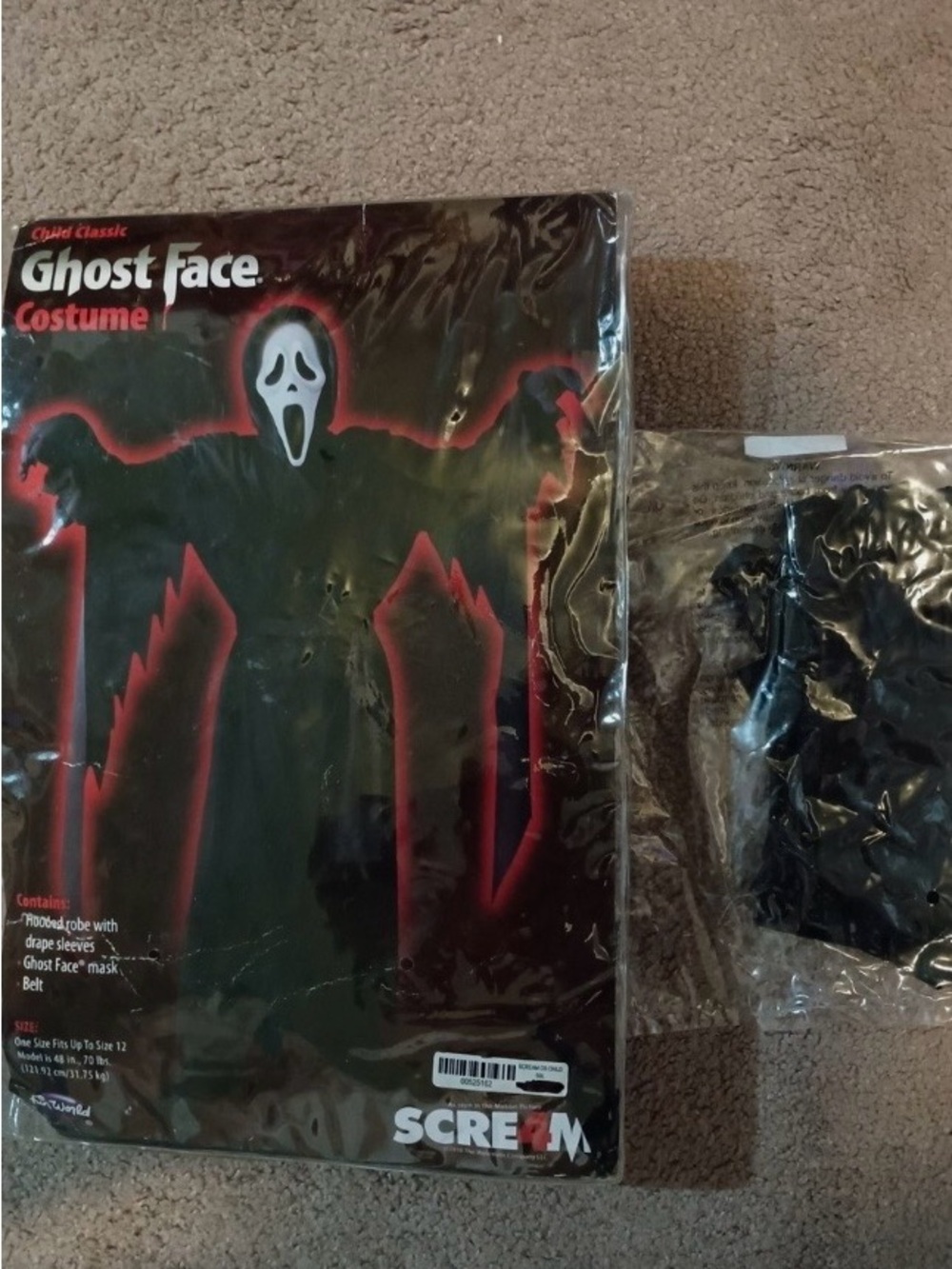 & Other Stories Black Ghost Face Kids Costume Hoodie with Mask